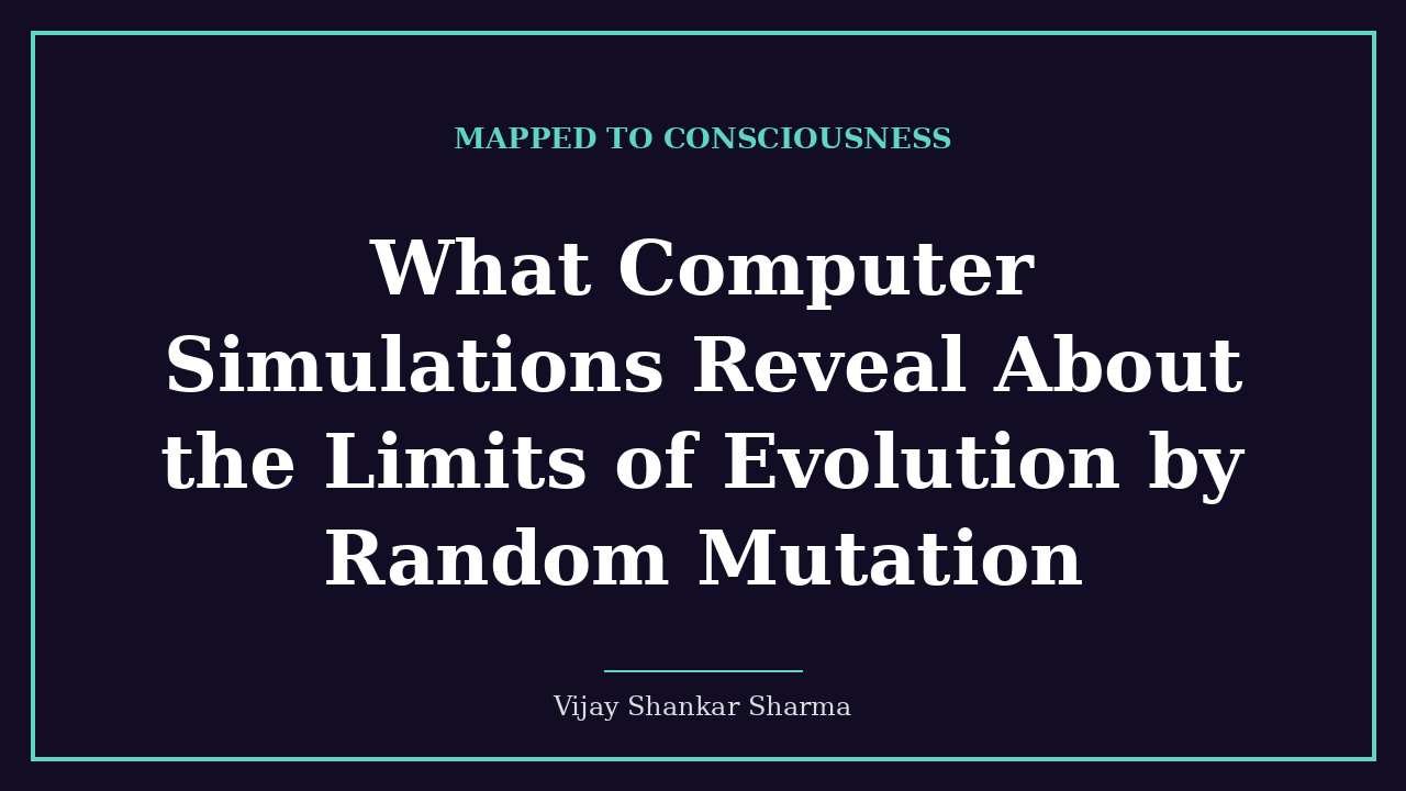 What Computer Simulations Reveal About the Limits of Evolution by Random Mutation