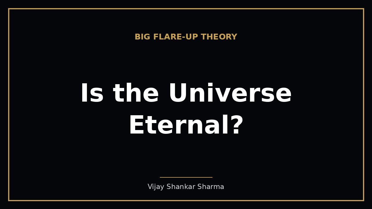 Is the Universe Eternal?