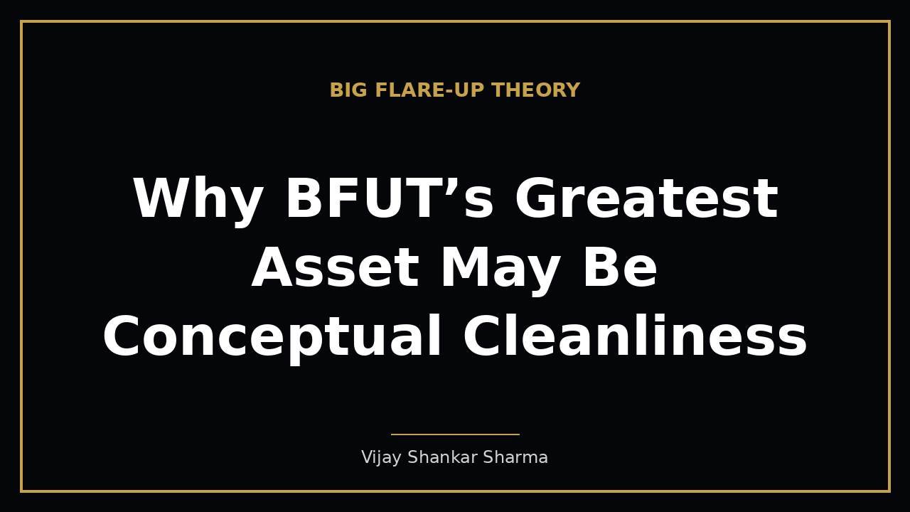 Why BFUT’s Greatest Asset May Be Conceptual Cleanliness