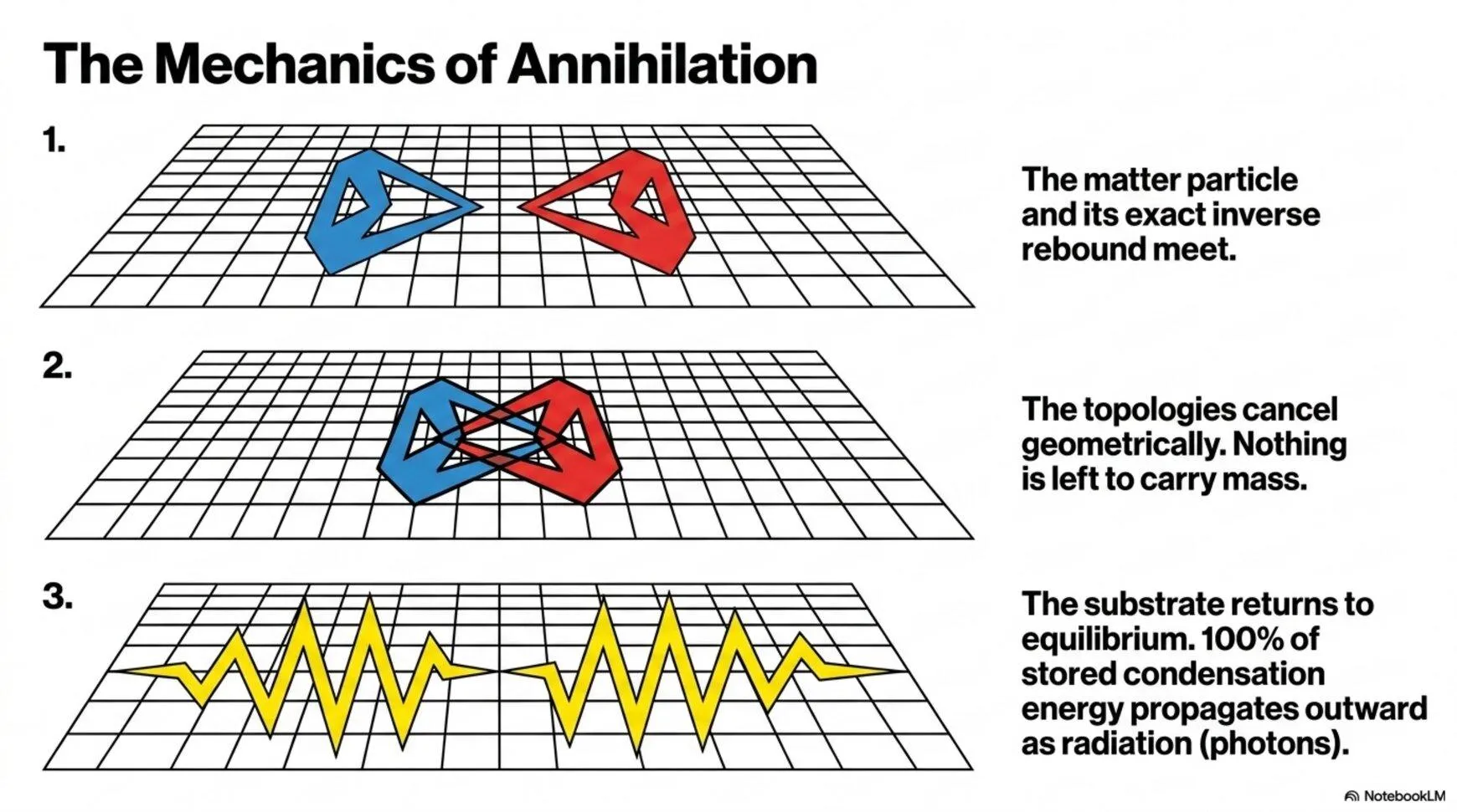Total Topological Annihilation: Exact geometric cancellation