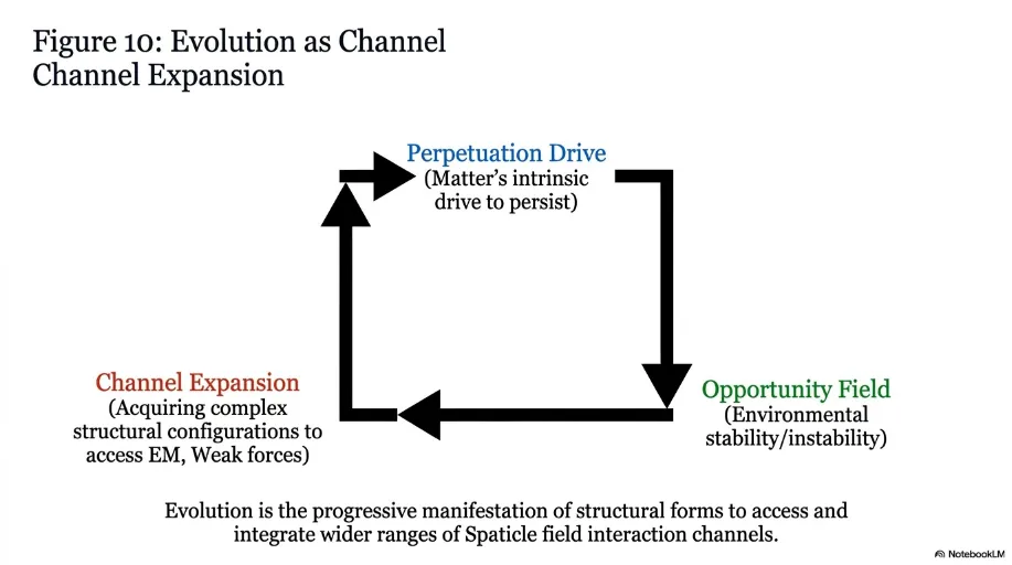 Evolution as expansion of accessible interaction channels.