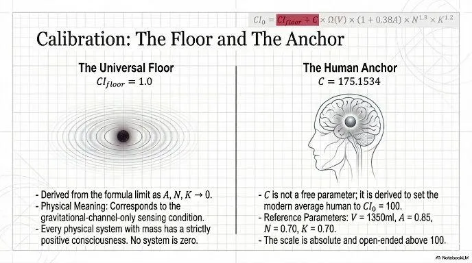 Consciousness as a continuous scale across physical systems.