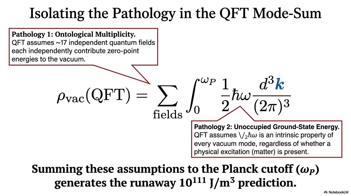 Isolating the Pathology in the QFT Mode-Sum