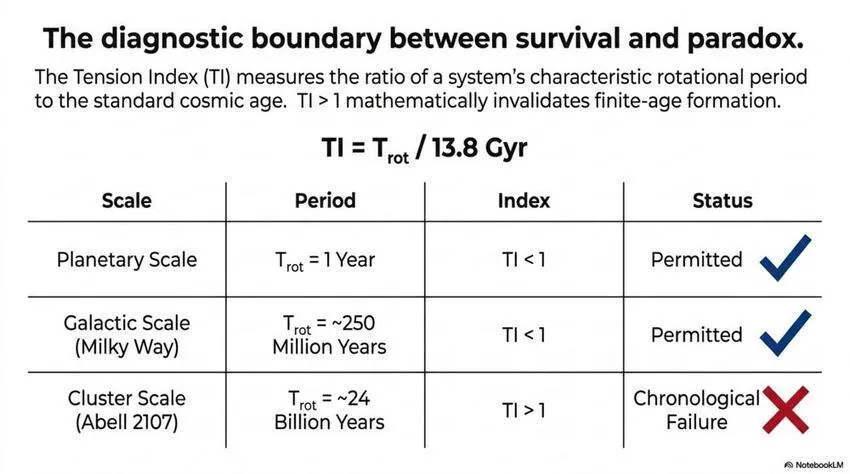 Rotational organisation emerges as the inevitable terminal state of matter interacting across infinite space and time. Nested orbital hierarchies arise naturally without requiring a singular primordial angular momentum seed.
